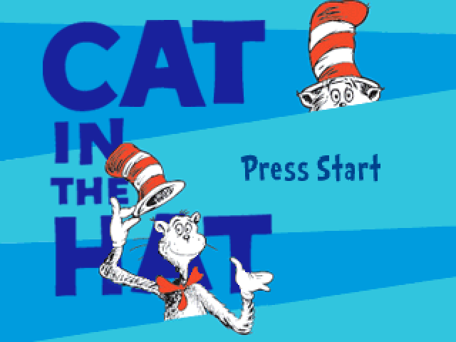 Dr. Seuss : The Cat in the Hat — Title screen