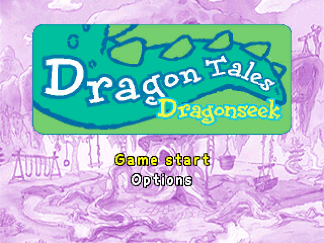 Dragon Tales : Dragonseek — Title screen