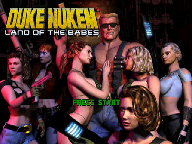Duke Nukem : Land of the Babes — Title screen