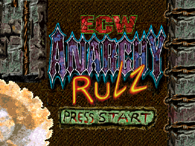 ECW Anarchy Rulz — Title screen