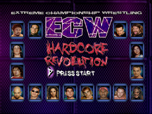 ECW Hardcore Revolution — Title screen
