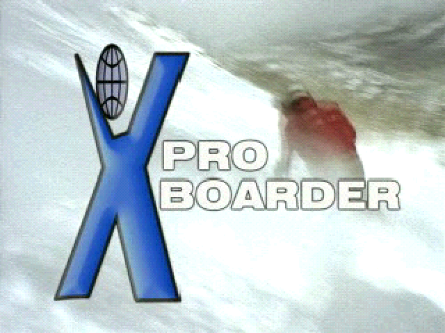 ESPN X-Games Pro Boarder — Title screen