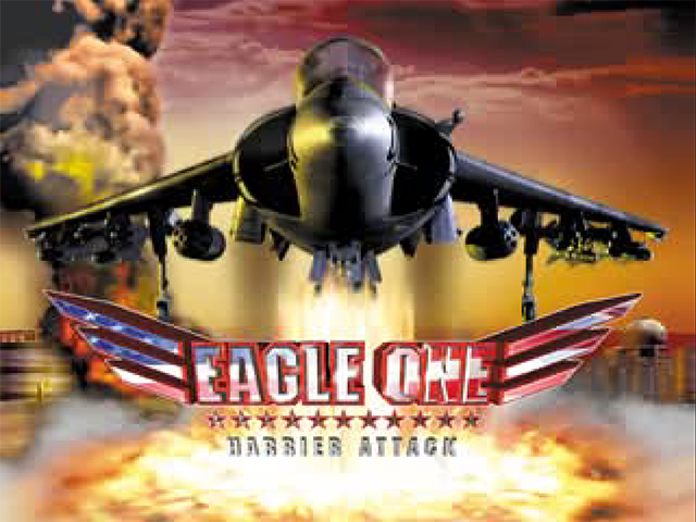 Eagle One : Harrier Attack — Title screen