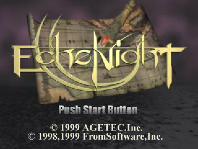 Echo Night — Title screen