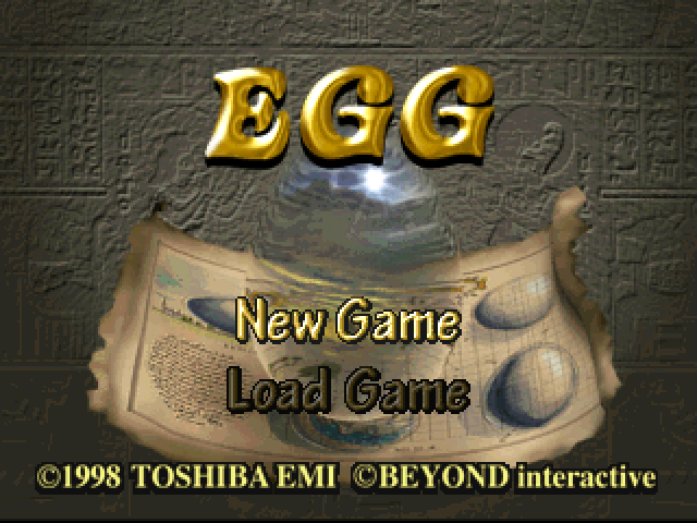Egg — Title screen