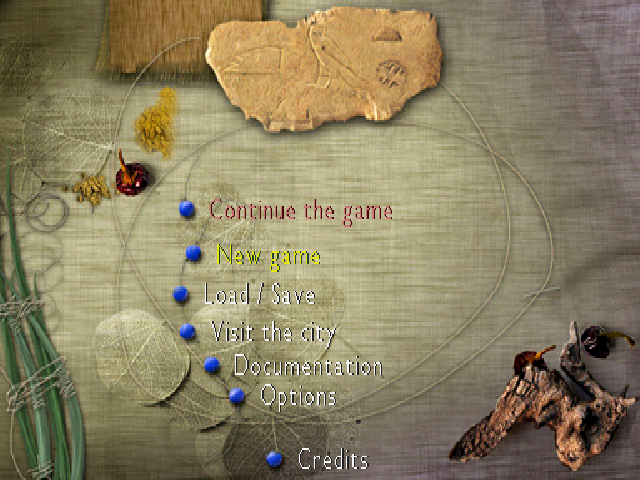 Egypt II: The Heliopolis Prophecy — Title screen