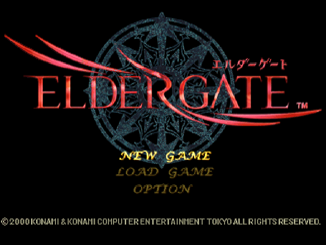 Elder Gate — Title screen