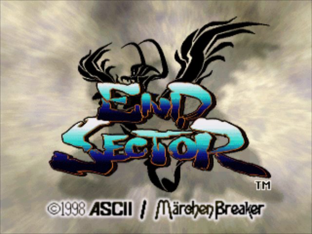 End Sector — Title screen