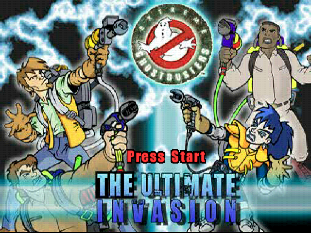 Extreme Ghostbusters : The Ultimate Invasion — Title screen