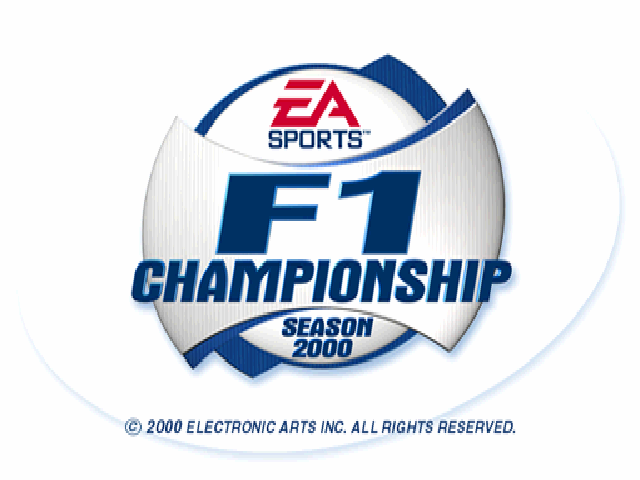 F1 Championship Season 2000 — Title screen