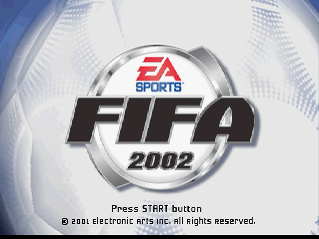 FIFA Soccer 2002 — Title screen