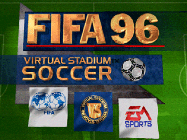 FIFA Soccer 96 — Title screen