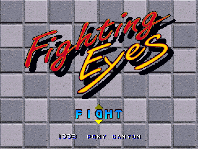 Fighting Eyes — Title screen