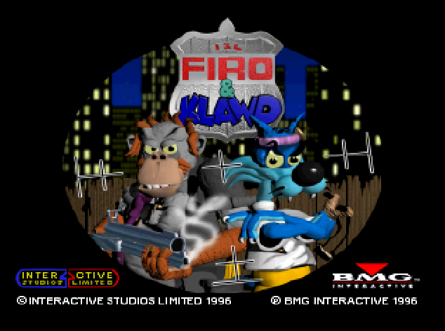 Firo & Klawd — Title screen