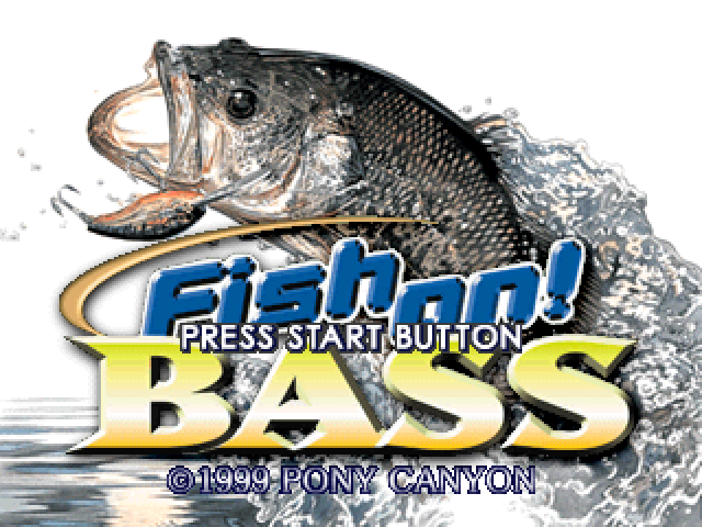 Fish On! Bass — Title screen
