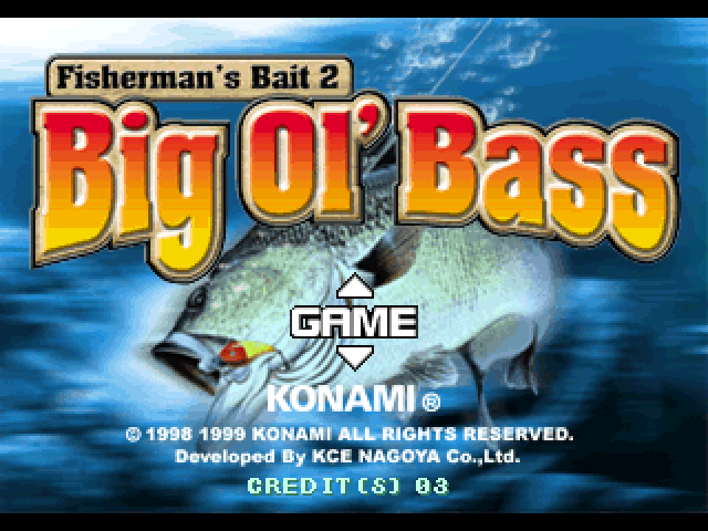 Fisherman's Bait 2 : Big Ol' Bass — Title screen