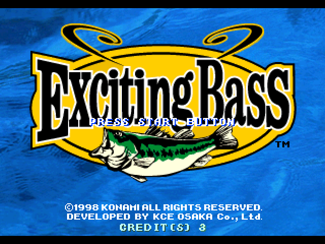 Fisherman's Bait : Bass Challenge — Title screen