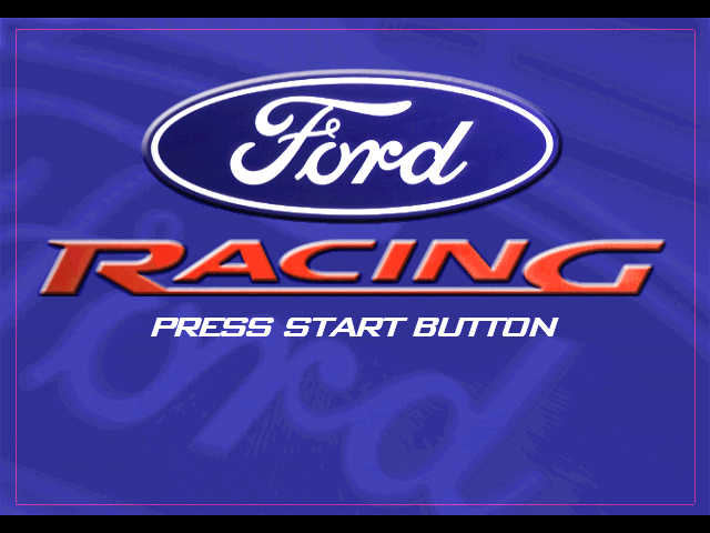 Ford Racing — Title screen