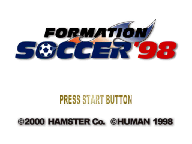 Formation Soccer '98 — Title screen