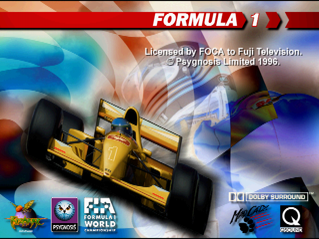 Formula 1 — Title screen
