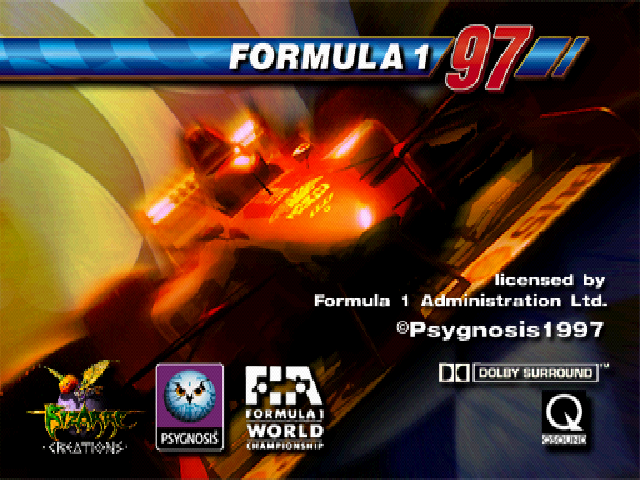 Formula 1 '97 — Title screen