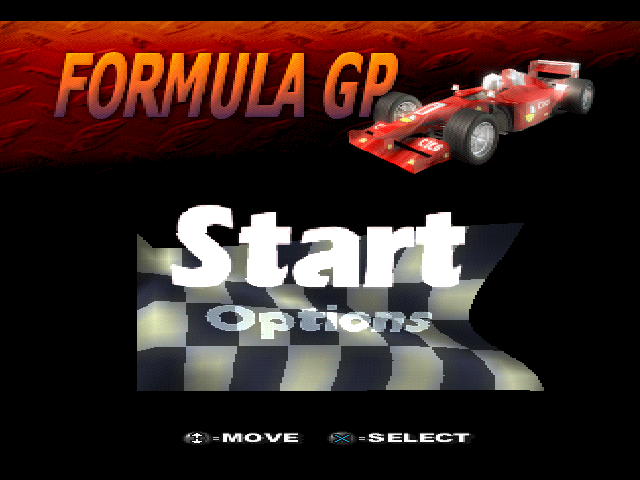 Formula GP — Title screen