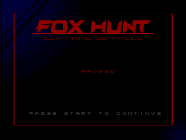 Fox Hunt — Title screen