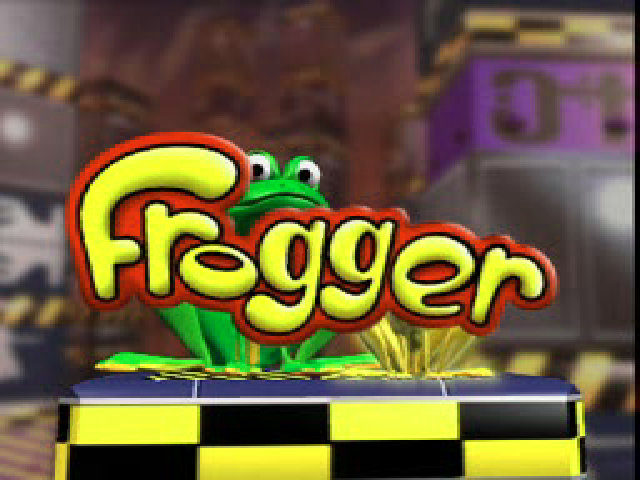 Frogger — Title screen