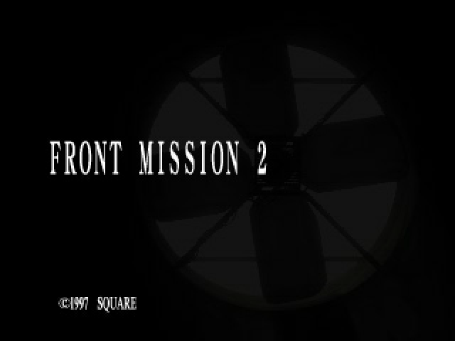 Front Mission 2 — Title screen
