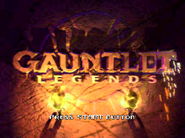 Gauntlet Legends — Title screen