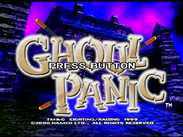 Ghoul Panic — Title screen