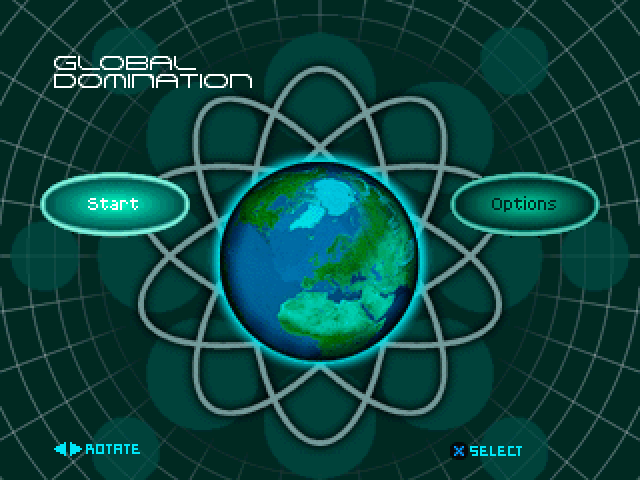 Global Domination — Title screen