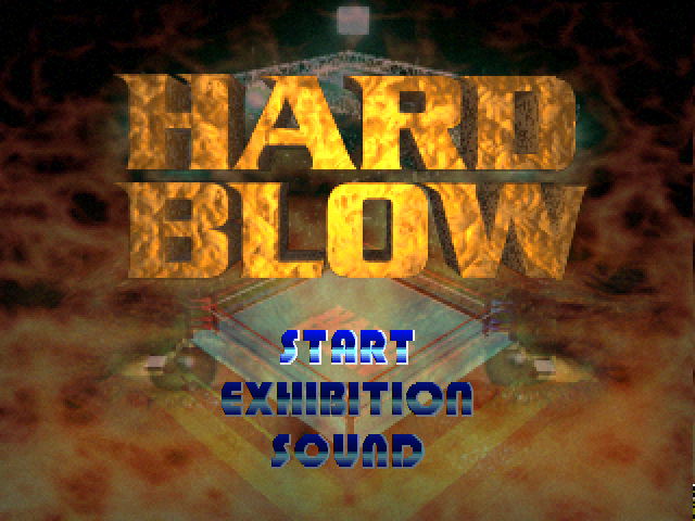 Hard Blow — Title screen