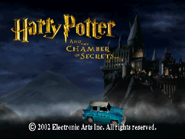 Harry Potter and the Chamber of Secrets — Title screen