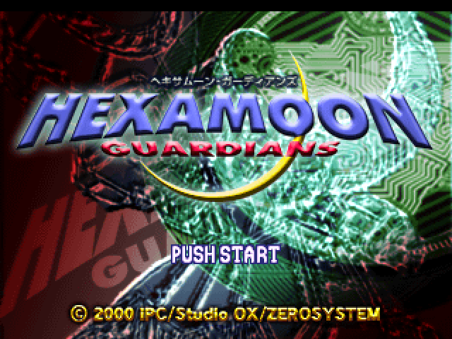 Hexamoon Guardians — Title screen