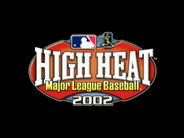 High Heat Major League Baseball 2002 — Title screen