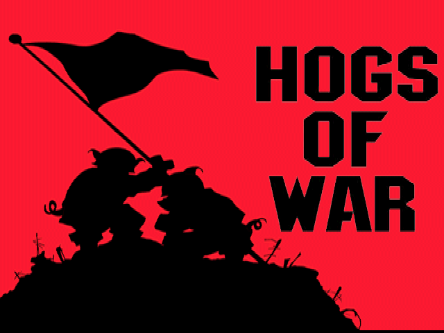 Hogs of War — Title screen