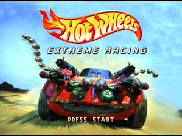Hot Wheels : Extreme Racing — Title screen