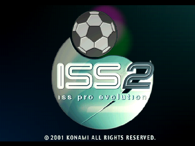 ISS Pro Evolution 2 — Title screen