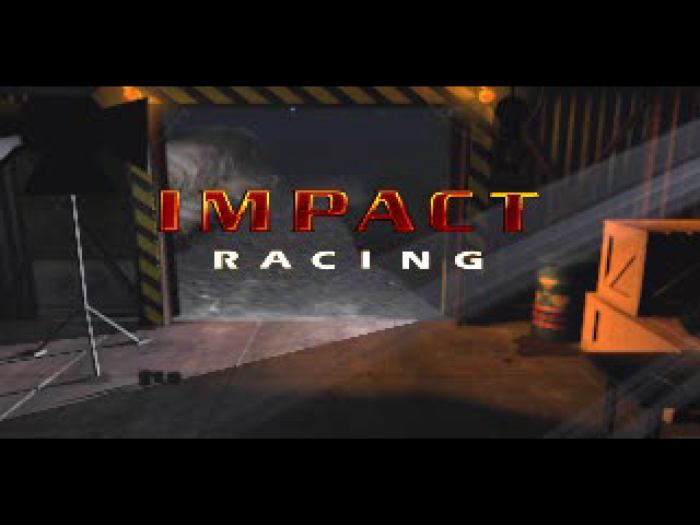 Impact Racing — Title screen