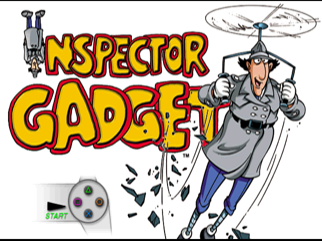Inspector Gadget : Gadget's Crazy Maze — Title screen