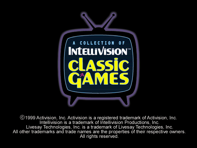 Intellivision Classic Games — Title screen