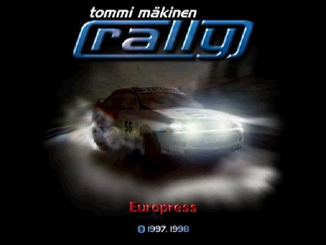 International Rally Championship — Title screen