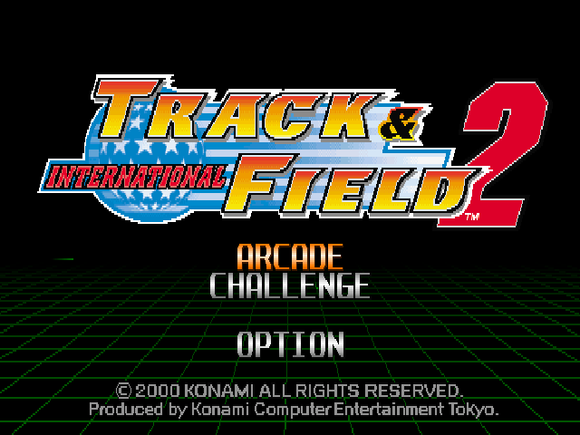 International Track & Field 2 — Title screen