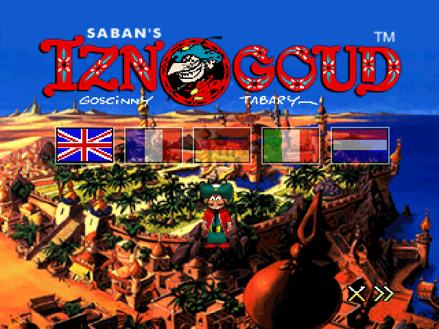 Iznogoud — Title screen
