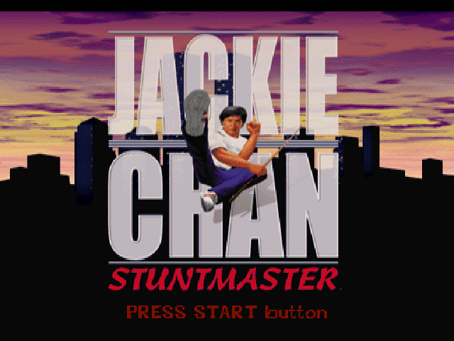Jackie Chan Stuntmaster — Title screen