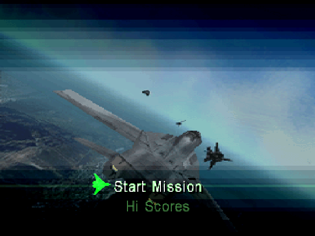 Jet Ace — Title screen
