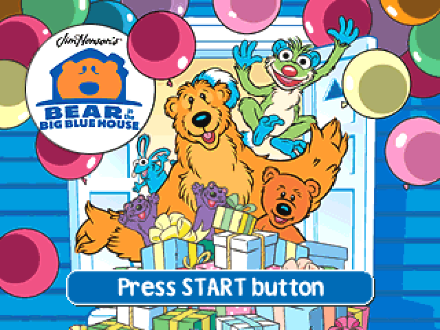 Jim Henson's Bear in the Big Blue House — Title screen