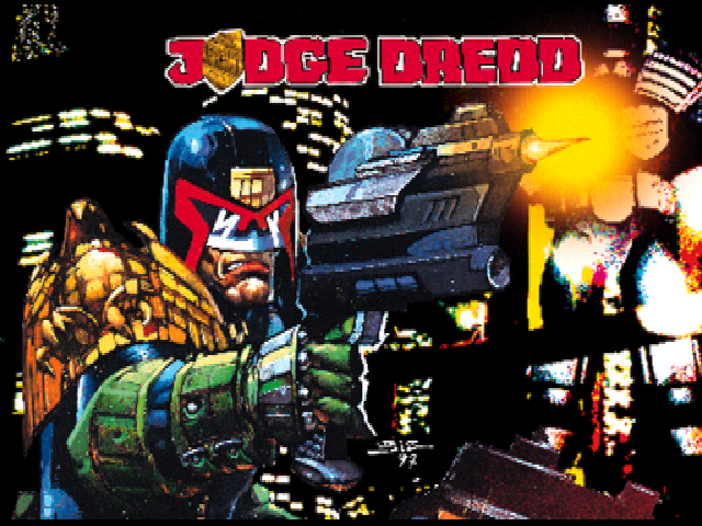 Judge Dredd — Title screen
