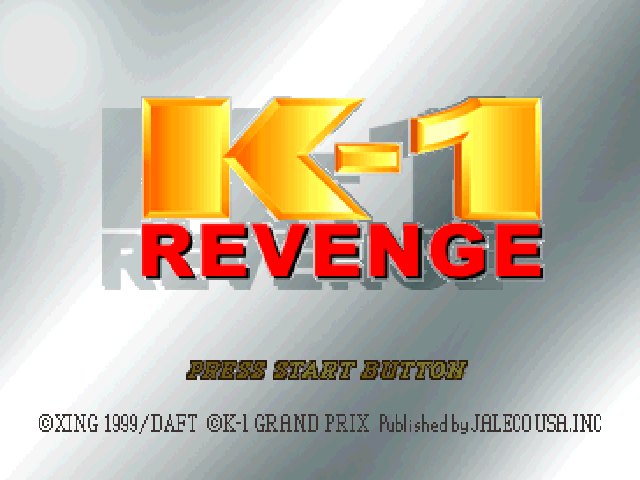 K-1 Revenge — Title screen